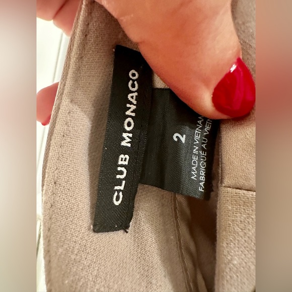Club Monaco Beige Work Pants - Picture 2 of 9